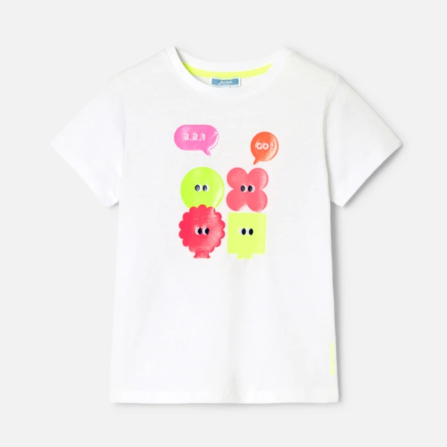 T-shirt enfant fille manches courtes