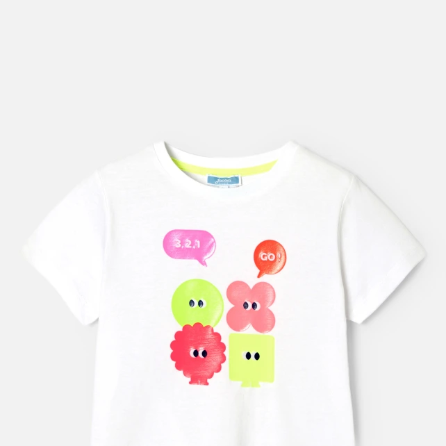 T-shirt enfant fille manches courtes