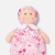 Poupée Joséphine hochet en tissu Liberty