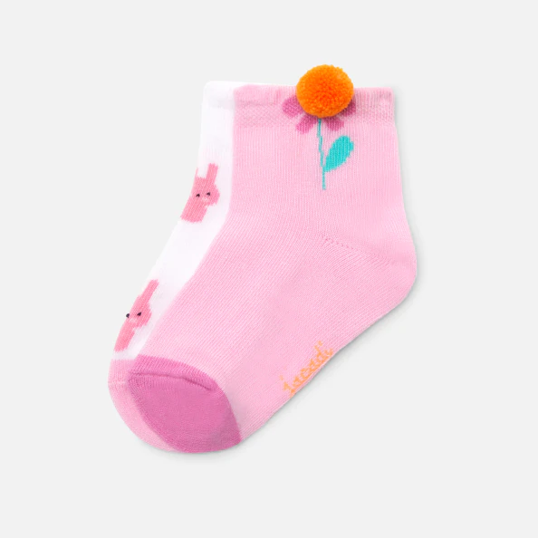 Duo de chaussettes bébé fille