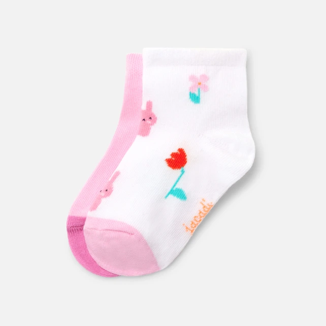 Duo de chaussettes bébé fille
