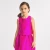 Top enfant fille en satin