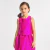 Top enfant fille en satin