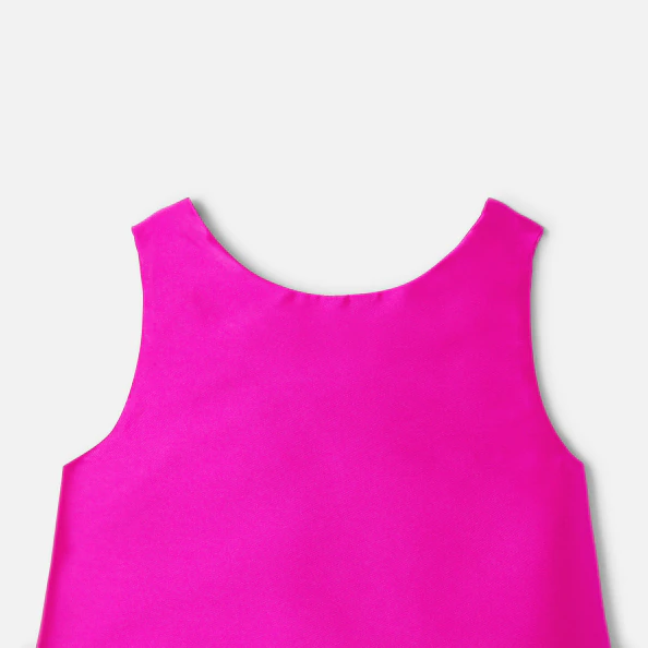 Top enfant fille en satin
