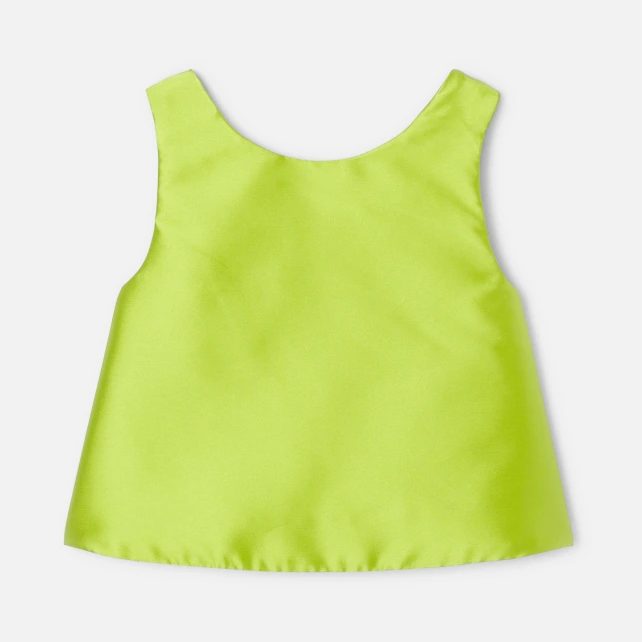Top enfant fille en satin