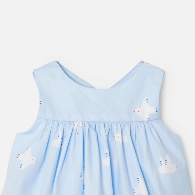 Robe bébé fille en popeline