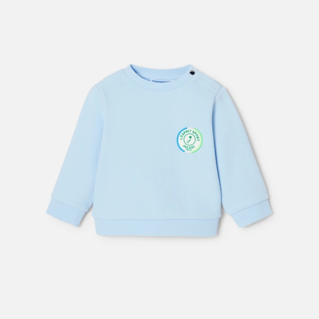 Sweat bébé garçon en interlock