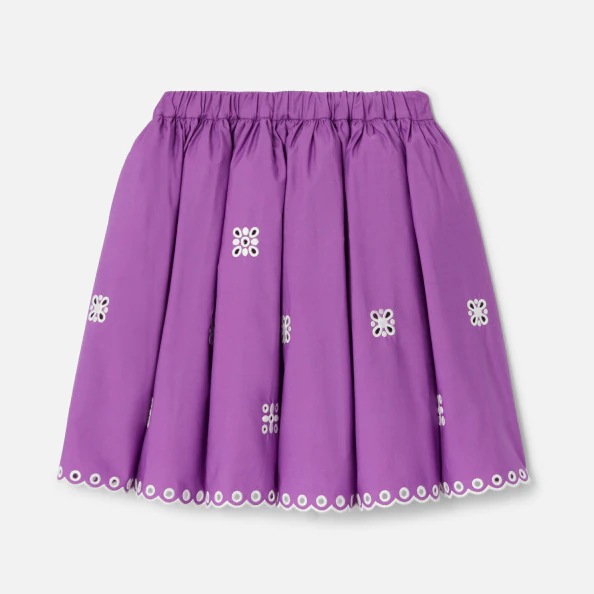 Jupe enfant fille en popeline