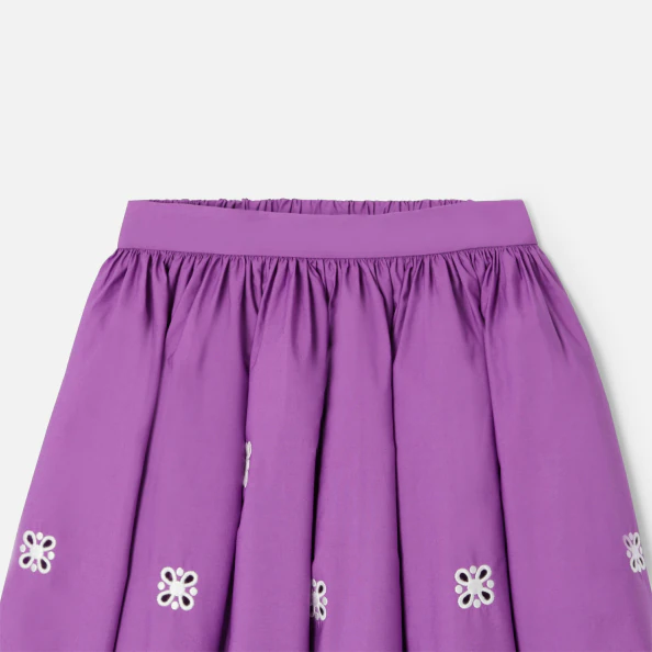 Jupe enfant fille en popeline