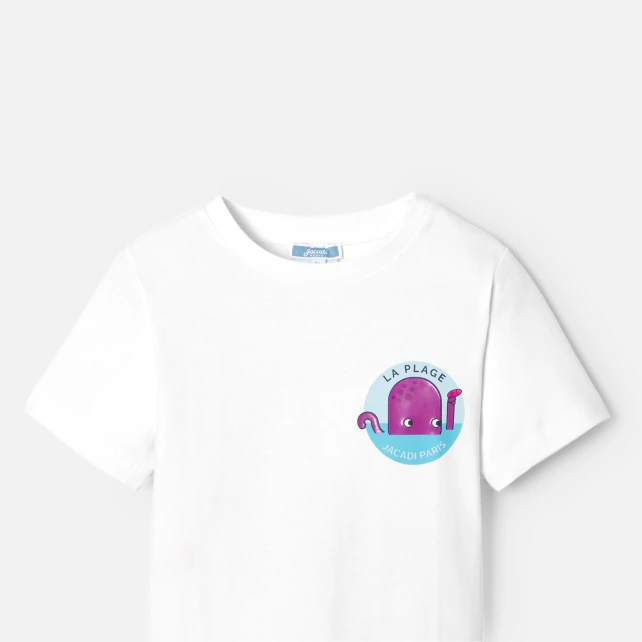T-shirt enfant garçon en coton biologique