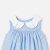 Robe bébé fille en chambray
