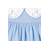 Robe bébé fille en chambray