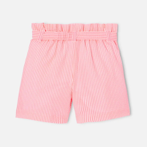 Short enfant fille en seersucker