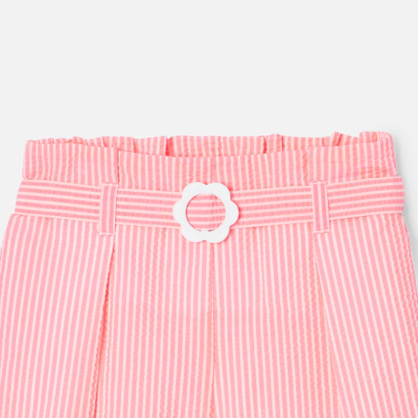 Short enfant fille en seersucker