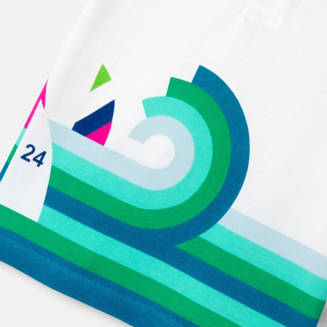 Polo enfant garçon en piqué de coton