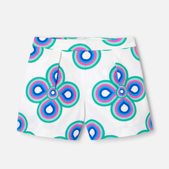 Short enfant fille en gabardine