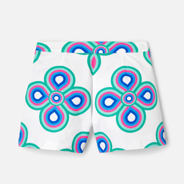 Short enfant fille en gabardine