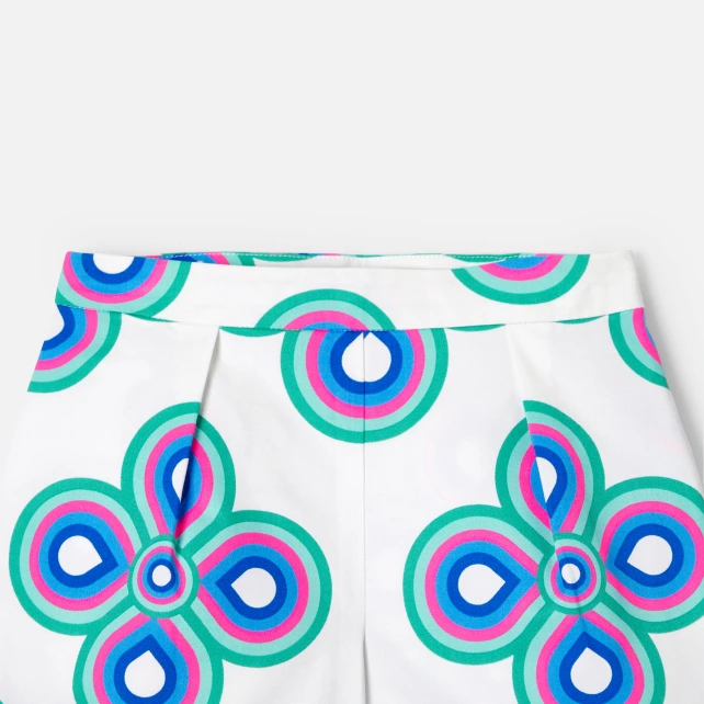 Short enfant fille en gabardine