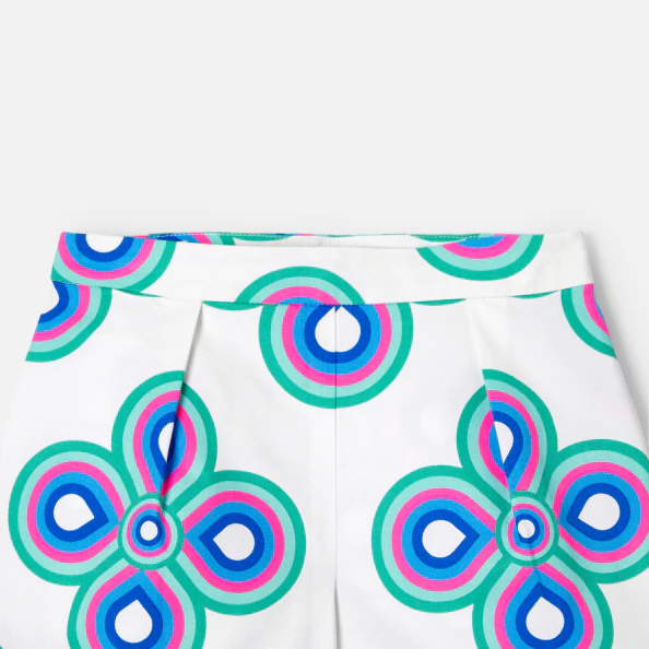 Short enfant fille en gabardine