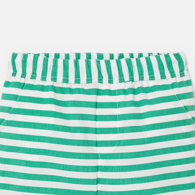 Short rayé bébé garçon