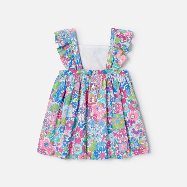 Robe bébé fille en tissu Liberty