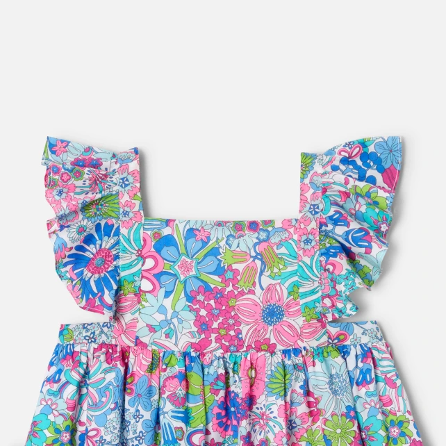 Robe bébé fille en tissu Liberty