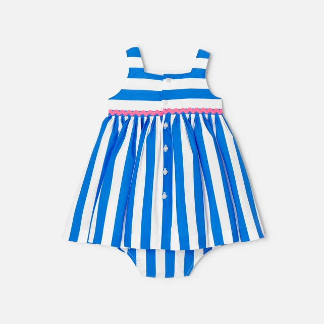 Robe bébé fille à rayures
