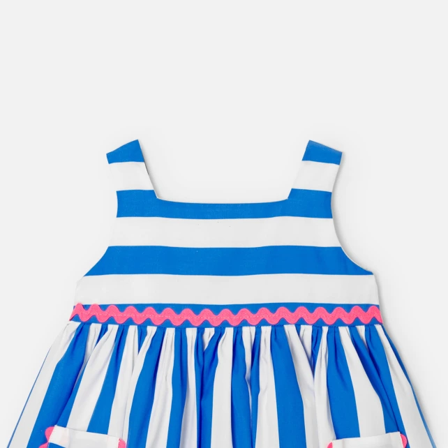 Robe bébé fille à rayures