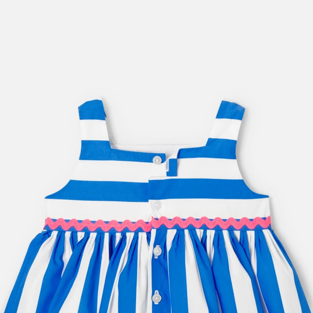 Robe bébé fille à rayures