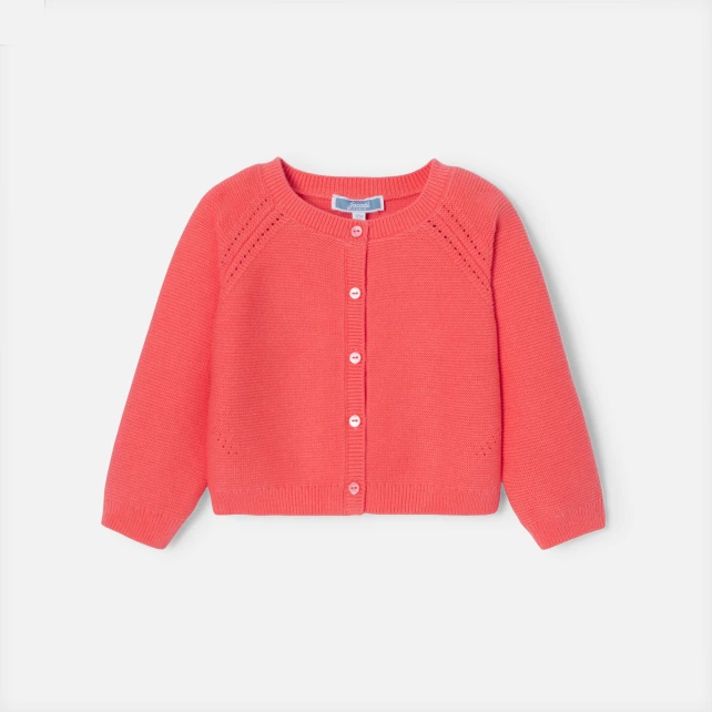 Cardigan bébé fille en coton