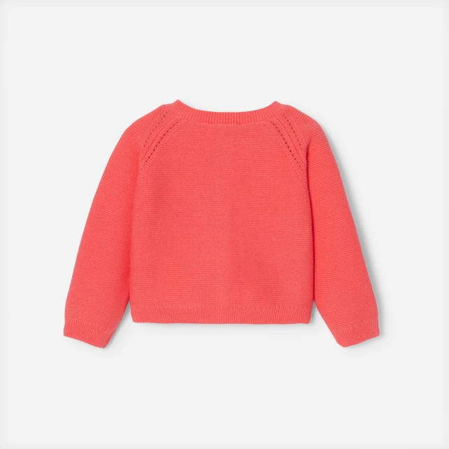 Cardigan bébé fille en coton