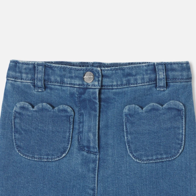 Pantalon bébé fille en jean léger
