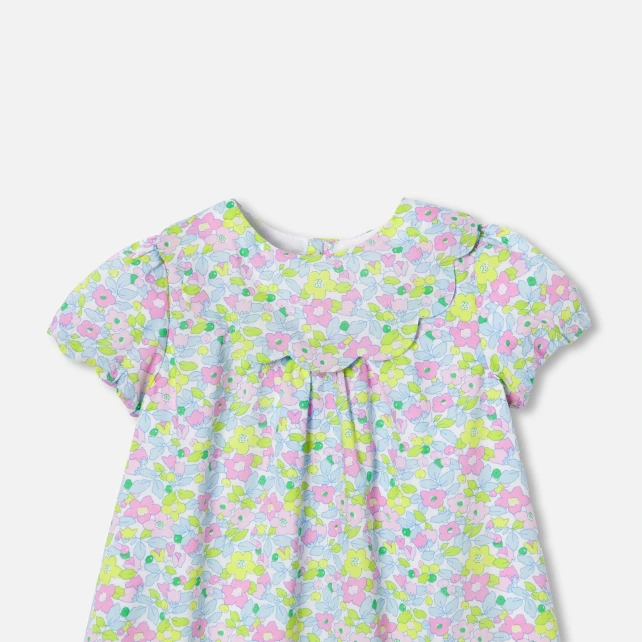 Robe bébé fille en Tissu Liberty