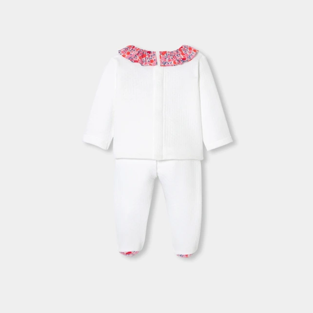 Ensemble confort bébé fille en double jersey