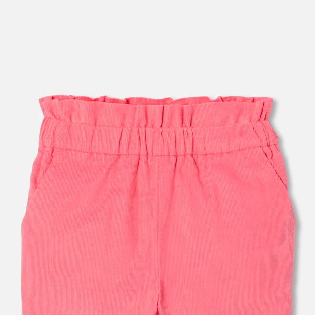 Pantalon bébé fille en velours