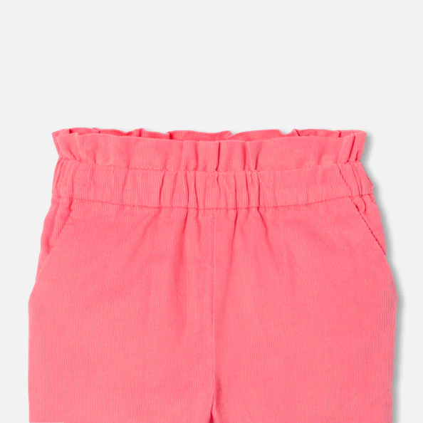 Pantalon bébé fille en velours