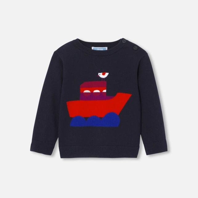 Pull bébé garçon en tricot