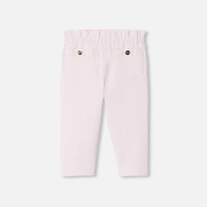 Pantalon bébé fille en velours