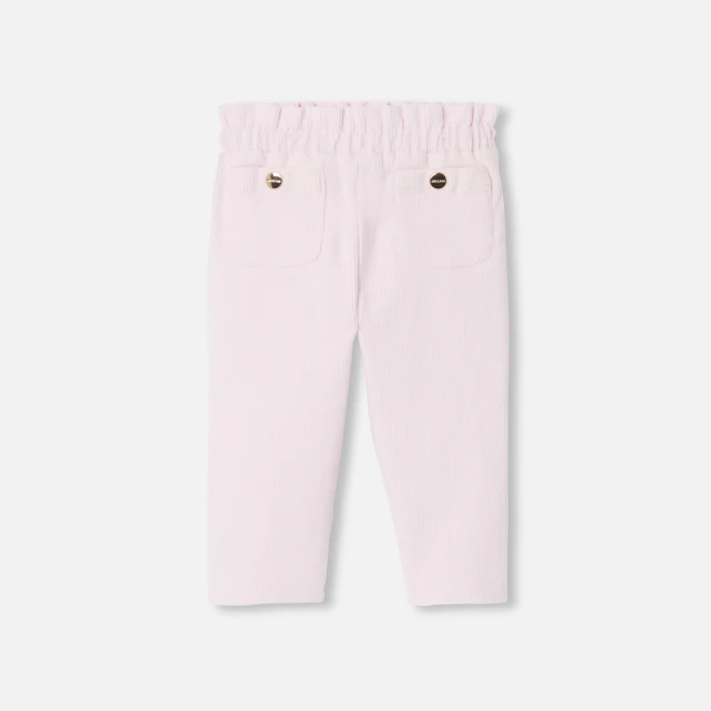 Pantalon bébé fille en velours
