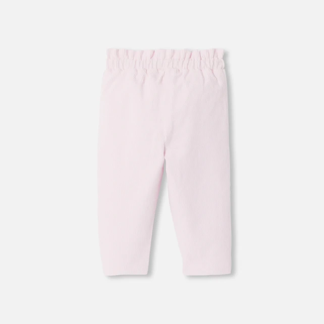 Pantalon bébé fille en velours