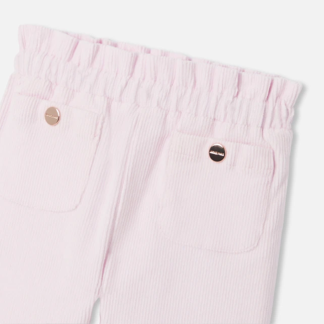 Pantalon bébé fille en velours