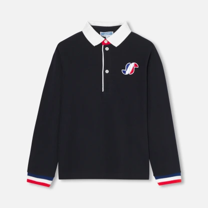 Polo manches longues enfant garçon