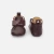 Chaussons bébé fille en cuir