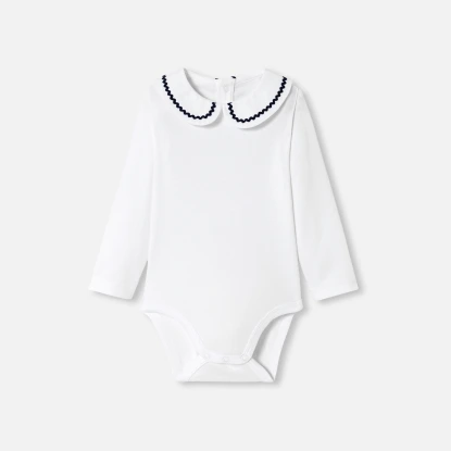 Body bébé fille col fantaisie