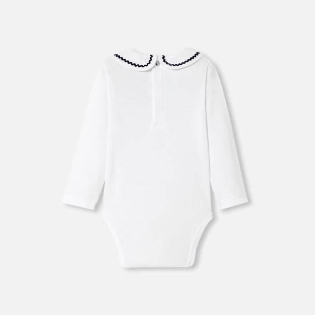 Body bébé fille col fantaisie