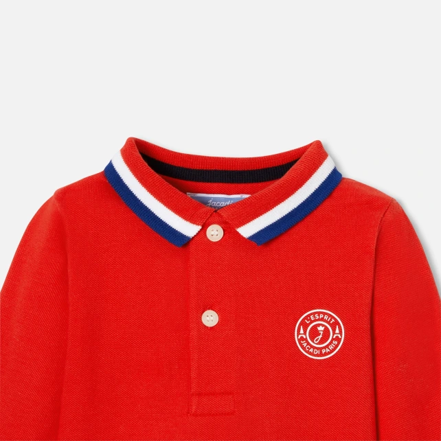 Polo bébé garçon manches longues