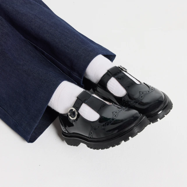 Salomés enfant fille en cuir verni