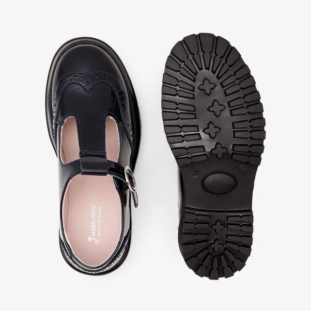 Salomés enfant fille en cuir verni