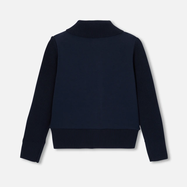 Cardigan bi-matière enfant garçon