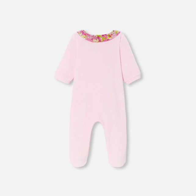 Pyjama bébé fille en velours